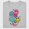 Retro Smiley Faces DTF Transfer