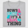 Bows Bling It's a Cheer Thing DTF Transfer