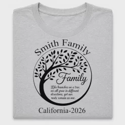 Family Tree DTF Transfer With Roots Quote