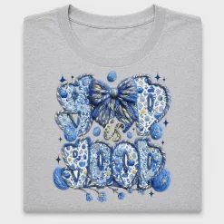Boho God Is Good Floral DTF Transfer