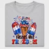 Patriotic Ice Cream Fourth of July DTF Transfer