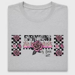 Everything is Fine Floral DTF Transfer