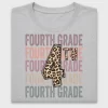 Fourth Grade Cheetah DTF Transfer