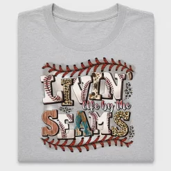 Baseball Mom Life By The Seams DTF Transfer