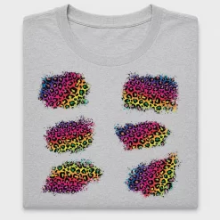 Rainbow Leopard Print DTF Transfer