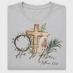 He Is Risen Easter Lamb DTF Transfer