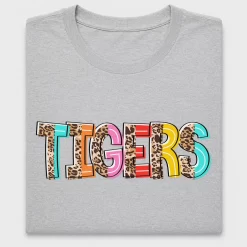 Colorful Leopard Tigers DTF Transfer