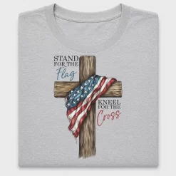 Christian Patriotic Cross DTF Transfer
