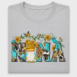 Nana Gnome Sunflower DTF Transfer