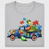 Autism Awareness Truck DTF Transfer