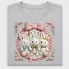 Knit Easter Bunny Trio DTF Transfer