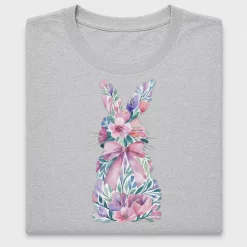 Floral Easter Bunny DTF Transfer
