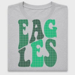 Groovy Eagles Stacked Letters DTF Transfer