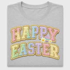 Happy Easter Crochet DTF Transfer