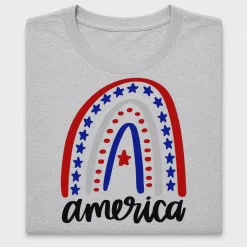 Retro America Rainbow DTF Transfer