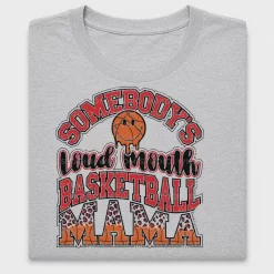 Loud Mouth Basketball Mama DTF Transfer