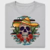 Boho Skull Sombrero DTF Transfer