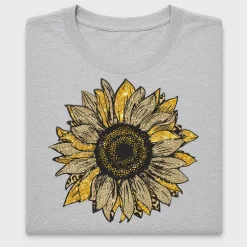 Glitter Leopard Sunflower DTF Transfer