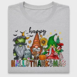 Happy Hallothanksmas DTF Transfer
