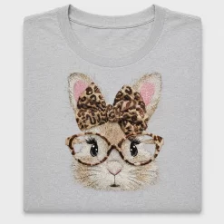 Leopard Cat Bow DTF Transfer