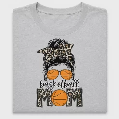 Basketball Mom Leopard DTF Transfer