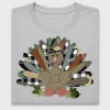 Camo Plaid Turkey DTF Transfer
