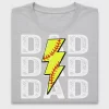 Softball Dad Lightning Bolt DTF Transfer