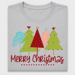 Merry Christmas Trees DTF Transfer