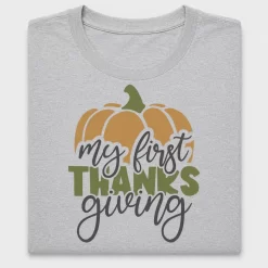My First Thanksgiving Pumpkin DTF Transfer