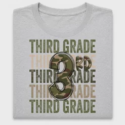 Camo Third Grade DTF Transfer