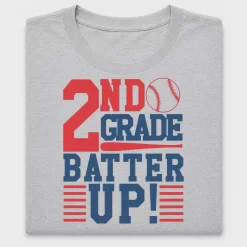 2nd Grade Batter Up Baseball DTF Transfer