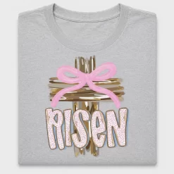 He Is Risen Cross DTF Transfer