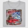 Vintage Red Truck Christmas DTF Transfer