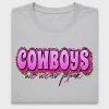 Retro Cowboys We Wear Pink DTF Transfer