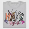 Hair Stylist Leopard DTF Transfer