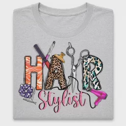 Hair Stylist Leopard DTF Transfer