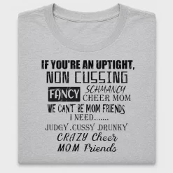 Funny Cheer Mom DTF Transfer Design