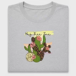 Hug Free Zone Cactus DTF Transfer