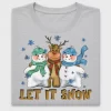Let It Snow Christmas DTF Transfer