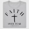 Faith Over Fear DTF Transfer Design