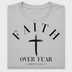 Faith Over Fear DTF Transfer Design