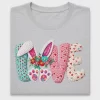 Love Crochet Bunny Ears DTF Transfer