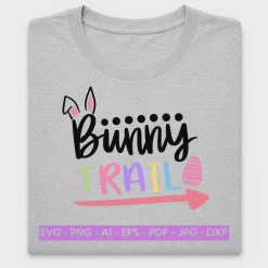 Bunny Trail Easter DTF Transfer