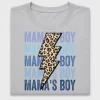 Mama's Boy Leopard Lightning DTF Transfer