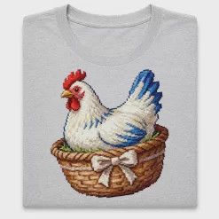Farmhouse Chicken Basket DTF Transfer