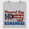 Memorial Day Honor And Remember DTF Transfer