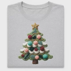 Cozy Knitted Christmas Tree DTF Transfer