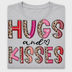 Hugs and Kisses Leopard DTF Transfer