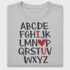 Alphabet I Love You DTF Transfer