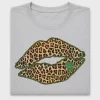 St. Patrick's Day Leopard Lips DTF Transfer